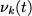 $\nu_k(t)$